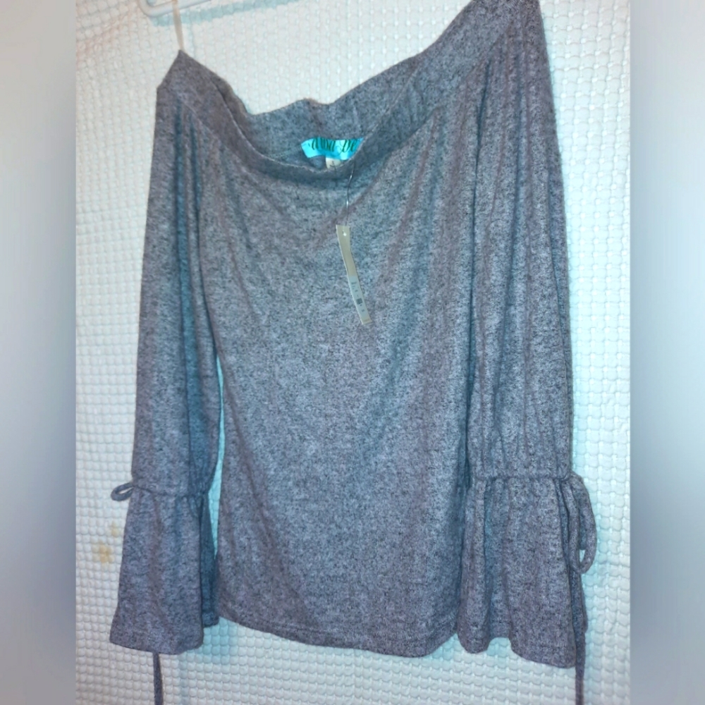 Francesca's Off the shoulder peasant Blouse Size S NWT